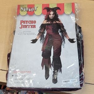 Spirit‎ Psycho Jester Adult Costume Size Small 6-8